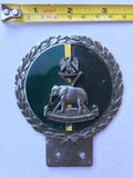 Vintage Nigeria Africa Police (retired) Elephant Car Badge