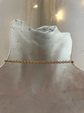 Vintage Signed AriZona Company Gold Tone Faux Pearl Charm Necklace