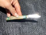 Rare Vintage 1930s Thornton USA Pinup Girls Risqué Lady Knife Double Fold Blade