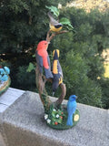 National Geographic Summer Serenade Sculpture 13.5” Tall Birds in Tree