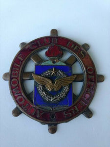 Automobile Club des Officiers Car Badge