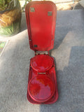 Vintage Red Metal Model 18 Miroflare Emergency Reflective Flashing lights