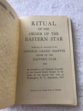 Vintage 1956 Ritual of the Order of the Eastern Star O.E.S.Hardcover Pocket Book
