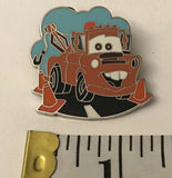 DISNEY PIN - Cars MATER Tow Truck with Traffic Cones and Blue Cloud Starter