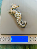 Vintage High Relief 3D Sea Horse Sterling Silver 925 Seahorse Brooch Pin 19.4 g