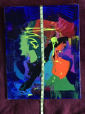 Original CaliAbtracts Contemporary Artist Butch Stell Acrylic on Canvas Painting