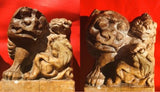 Antique Stone Carved Chinese Foo Dogs Stamps Seals Set Rate
