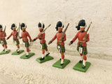 Vintage Britians Ltd Soldiers Lot of 6 Lead 1970’s Figurines Made In England