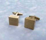 Vintage Sara Coventry Goldtone Cubic Cufflinks