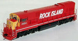 New In Box HO Scale Locomotive Atlas Silver Series Rock Island U30C # 4584 Train