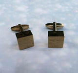 Vintage Sara Coventry Goldtone Cubic Cufflinks