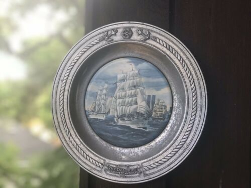 VintageThe Tall Ships A Salute To America Danbury Mint Limited Edition Plate