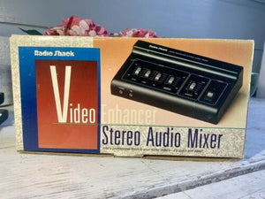 Vintage Radio Shack Cat 15-1961 Radio Shack Video Enhancer / Stereo Audio Mixer