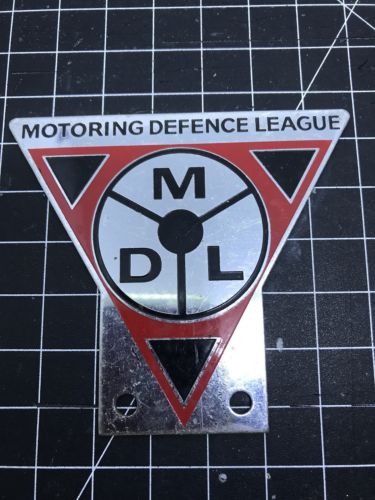 Motoring Defence League Car Badge