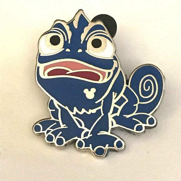Blue HAPPY PASCAL the Chameleon from TANGLED Disney 2014 Pin
