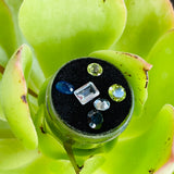 Loose Gemstone Sapphire Peridot Aquamarine Mixed Gem Stone Harvest 7 Gems 0.9g