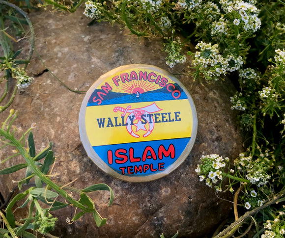 Vintage Wally Steele San Francisco Islam Muslim Temple Collectible Pin