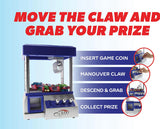 Mini Blue Claw Machine For Kids Toy Candy Grabber Dispenser