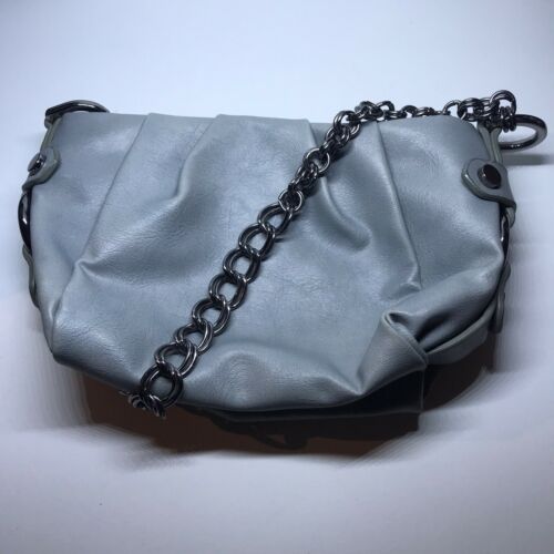 Pale Blue Vera Wang Purse With Chain Strap