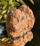 Calcite and Pink Dolomite Chalcopyrite Peach Crystal Stone Mineral Rock Specim
