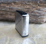 Vintage Zippo Stainless Steel Rule Milt Barber Measuring Tape In Box