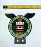 Blackpool and Fylde Motor Club Progress Wings Car Badge