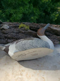 Goebel Gunther Granget Porcelain Pintail Duck Signed & Stamped Figurine w/ Stand