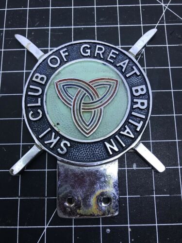 Ski Club Of Great Britain Car Badge