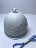 Lladro Fine Porcelain Bell Made In Spain - Winter Theme