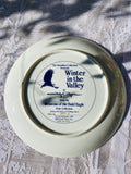 Hamilton Collection Winter in Valley Seasons Bald Eagle 91 John Pitcher Plate