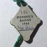 Henley Royal Regatta Member’s 1966 Badge #146