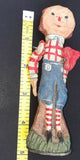 Rare vintage American Folk Art "Andy" from Raggedy Ann, poli woggs