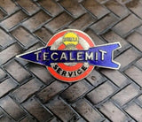 Vintage Shell Oil Tecalemit Lapel Badge Pin in shape of arrow by JR GAUNT London