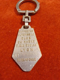 Vintage Enamel Keychain ACR Rapporter Automobile Club Du Rhone