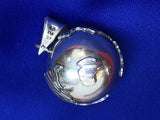 Vtg Taxco World Globe Sterling Silver 925 Chime Harmony Bell Orb Music Pendant