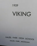 1959 Viking Hazel Park High School Yearbook Hazel Park Michigan HPHS