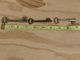 Vintage Original Skeleton Metal Key Set Of 6 Keys