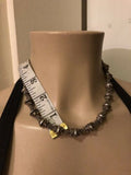 Vintage Solid Sterling Silver Artisan Tribal Ethnic Bead Necklace