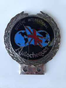 Systeme International Autocheques Car Badge