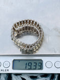 Italian Sterling Silver Signed 925 Made in Italy Milor Bracelet 19.3g
