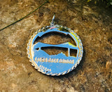 Vintage Sterling Silver 925 Vancouver Lions Gate Bridge Souvenir Charm Pendant