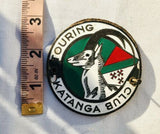 Rare Touring Club Katanga Red White and Green Enamel Car Badge