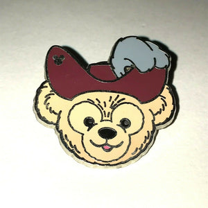 CAPTAIN HOOK Duffy's Hats Teddy Bear PIRATE 2013 Hidden Mickey Disney Pin 94936
