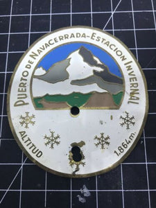 Puerto De Navacerrada-Estacion Invernal Car Badge