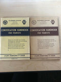 Conversation Handbook for Tourists Automobile Association Set Of 2