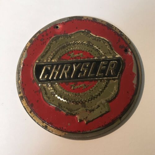 Rare Chrysler Car Radiator Car Badge Emblem
