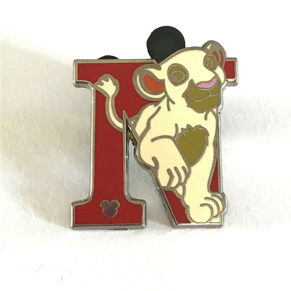 Disney HM Alphabet Letter N For Nala Lion King Pin (UM:82336)