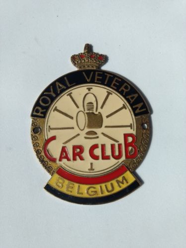 Royal Veteran Car Club Belgium Car Badge