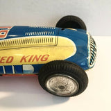 vintage tin friction speed king racer car - 61 Japan