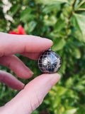 Vintage Sterling Silver Siam Thai Spiritual Round Spherical Charm Pendant 6.3g